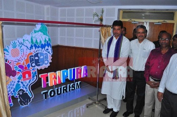 CM unveils Tripura Tourism logo 